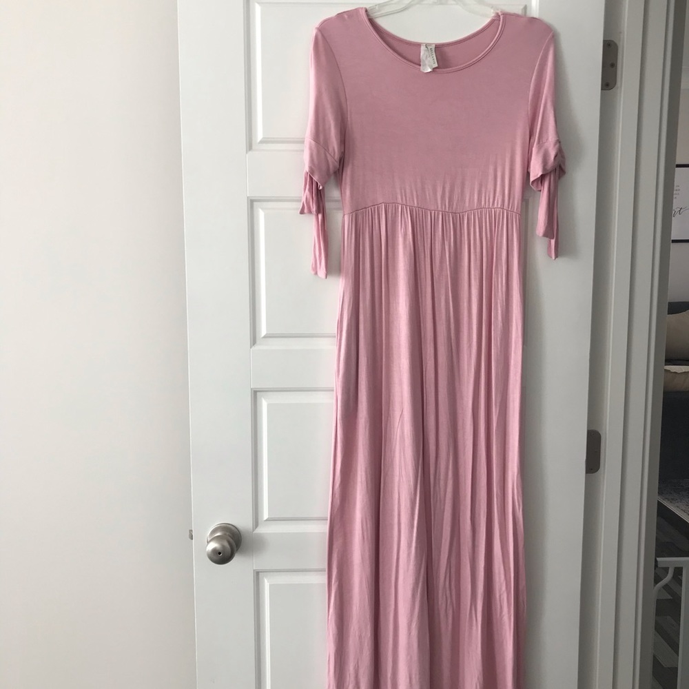 Bellamie pink boutique dress